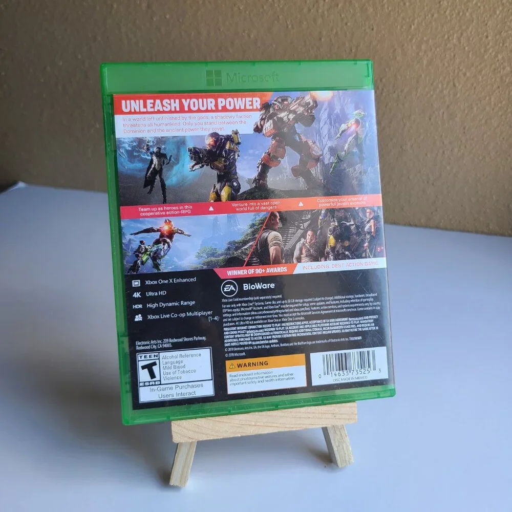 Xbox One Anthem BioWare Teen 4K Ultra HD EA Sports Video Game